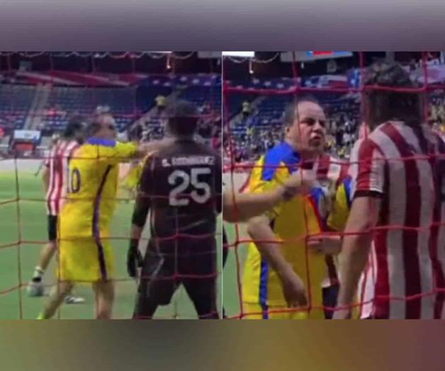 Cuauhtémoc Blanco explota en el Clásico de Leyendas Cuauhtémoc Blanco explota en el Clásico de Leyendas