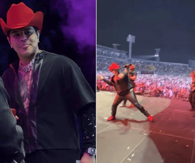 Eduin Caz, de Grupo Firme, rompe pantalla en festival colombiano Eduin Caz, de Grupo Firme, rompe pantalla en festival colombiano