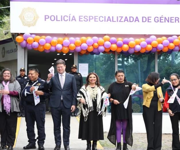 Inauguran estación de policía  de género en Tlatelolco