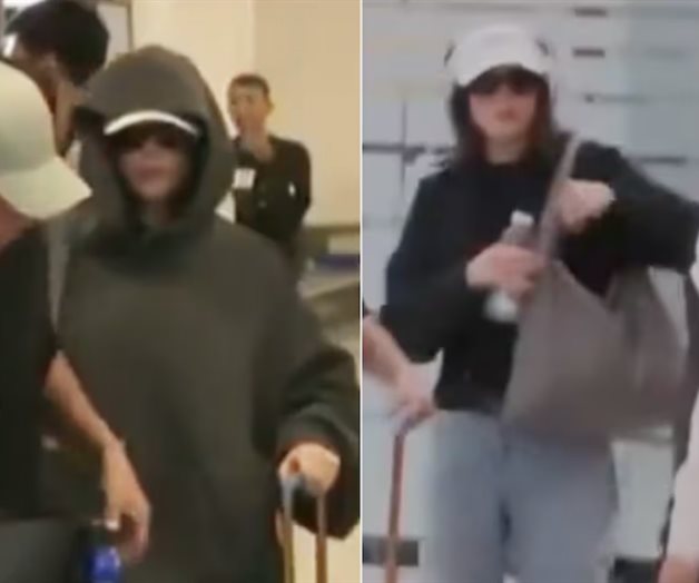 Fátima Bosch regresa a México, con capucha y lentes oscuros Fátima Bosch regresa a México, con capucha y lentes oscuros