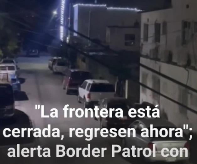 Persuade EU a migrantes con bocinas