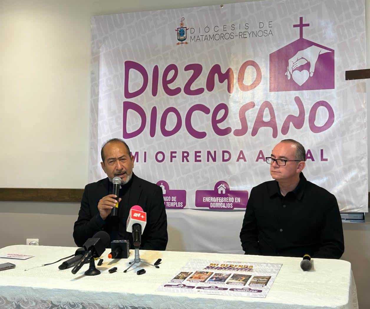 Arranca colecta anual del diezmo diocesano