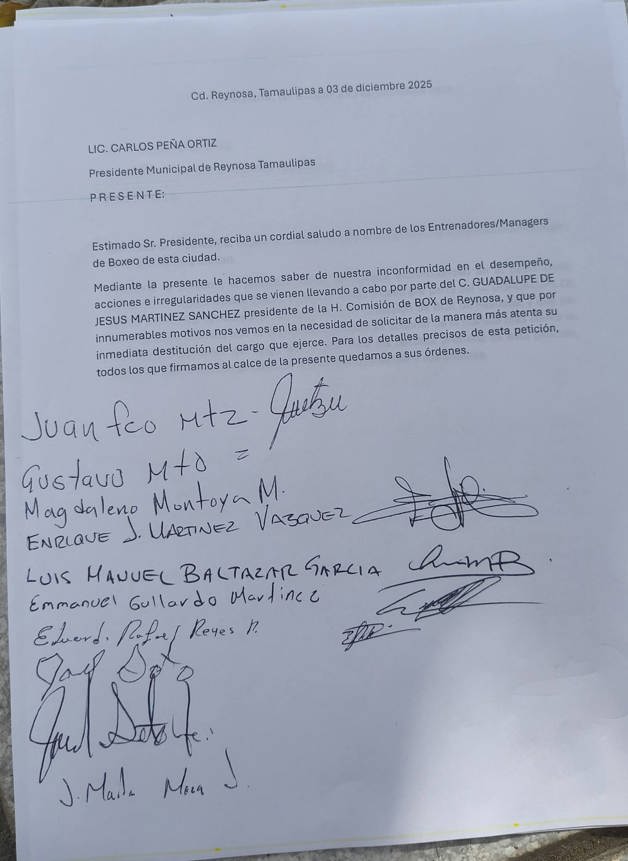 Exigen cambio de presidente en la Comisión de Box local