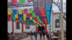 Empiezan a llegar feligreses al santuario de El Chorrito, en Hidalgo">