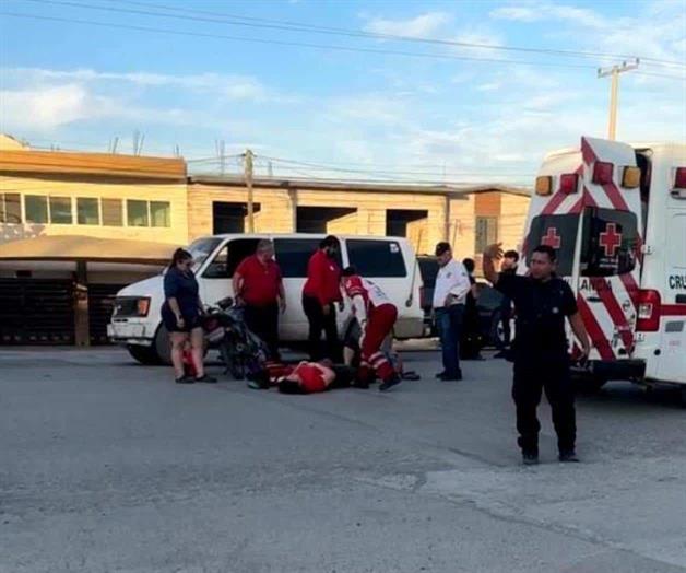 Chocan moto y camioneta Chocan moto y camioneta