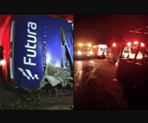 Volcadura de autobús en Hidalgo deja 5 muertos y 20 heridos