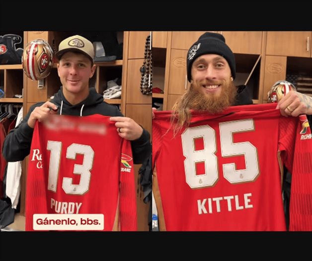 Los 49ers de San Francisco apoyan al Toluca en la final de la Liga MX Los 49ers de San Francisco apoyan al Toluca en la final de la Liga MX