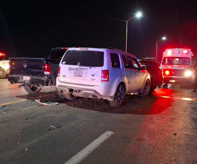 Chocan 3 autos en carambola Chocan 3 autos en carambola