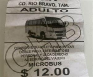 Aumentan tarifas de transporte colectivo