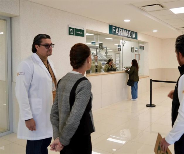 Sheinbaum supervisa abasto de medicamentos en Ciudad Juárez Sheinbaum supervisa abasto de medicamentos en Ciudad Juárez
