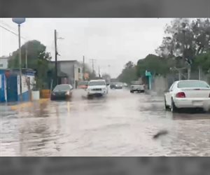 Minutos de lluvia colapsan ciudad