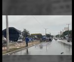 Lluvias afectan a comerciantes de tianguis en Reynosa