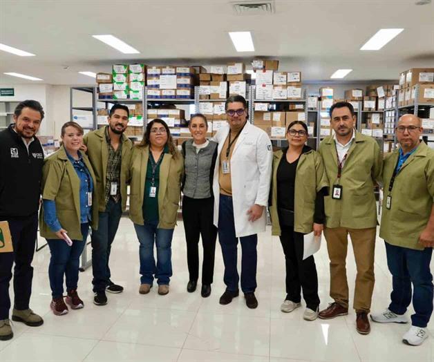 Supervisa Sheinbaum CECI del IMSS en Ju&aacute;rez