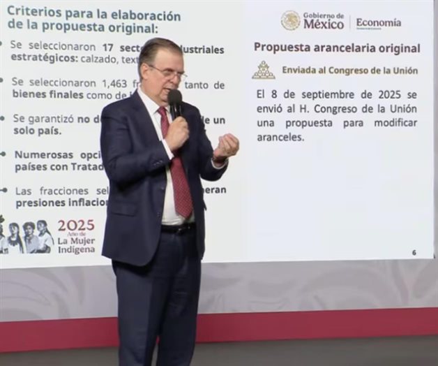 Ebrard presenta Paquete Arancelario Ebrard presenta Paquete Arancelario