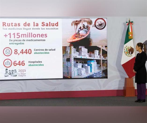 Entregan más de 100 millones de medicamentos con Rutas de la Salud Entregan más de 100 millones de medicamentos con Rutas de la Salud
