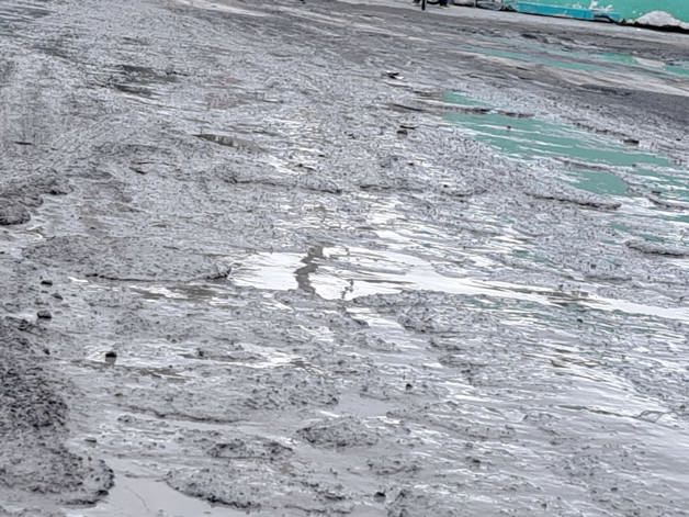 El Paseo de Las Flores, hundida en el abandono