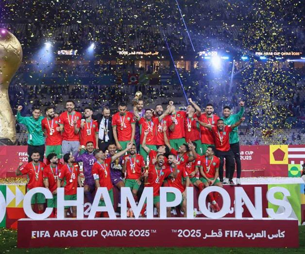 Marruecos vence a Jordania por 3-2 en tiempo extra y gana el título de la Copa Árabe Marruecos vence a Jordania por 3-2 en tiempo extra y gana el título de la Copa Árabe