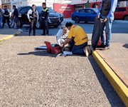 Ciclista herido al ser arrollado por una camioneta en el boulevard Miguel Hidalgo