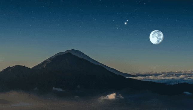 &iquest;Cu&aacute;ndo y d&oacute;nde observar la conjunci&oacute;n lunar con Saturno y Neptuno?