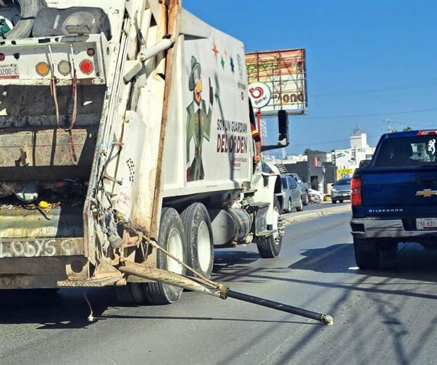 Recolectores de basura, ya se andan desarmando