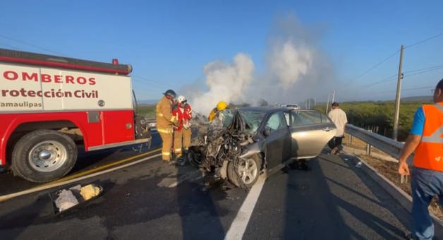 Choque deja 4 muertos y 6 heridos graves en la Victoria-Zaragoza