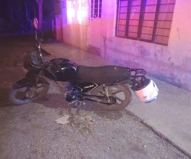 Tr&aacute;nsito Estatal recupera motocicleta robada en Ciudad Victoria