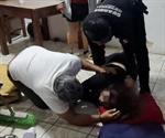 Polic&iacute;as salvan vida a joven que se encontraba inconsciente en Ciudad Victoria