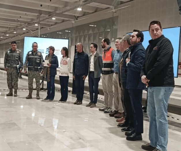 Sheinbaum encabeza primer recorrido de prueba del Suburbano al AIFA