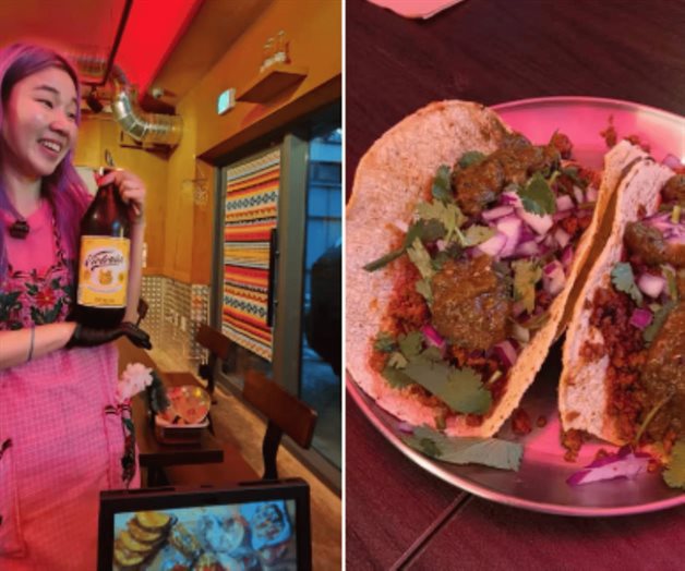 Chingu Amiga vende tacos mexicanos en Corea del Sur