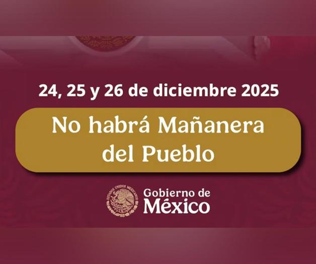 Sheinbaum recuerda la suspensi&oacute;n de sus ma&ntilde;aneras