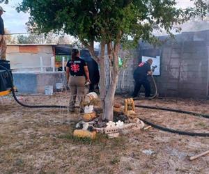 Sofocan incendio en ejido Valadeces