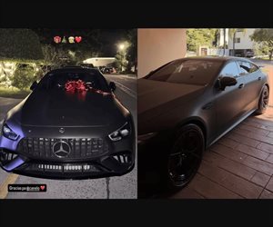 Emily &Aacute;lvarez recibe un lujoso auto de su padre Canelo