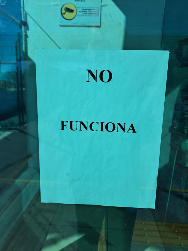 Banco Bienestar, fuera de servicio