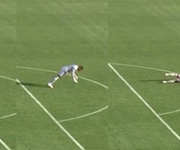 Arquero de Sudán se desploma en la cancha Arquero de Sudán se desploma en la cancha