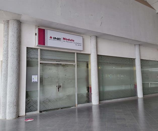 Suspensión temporal  en los Módulos del INE