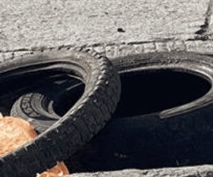 Ingenio para reparar las enormes zanjas