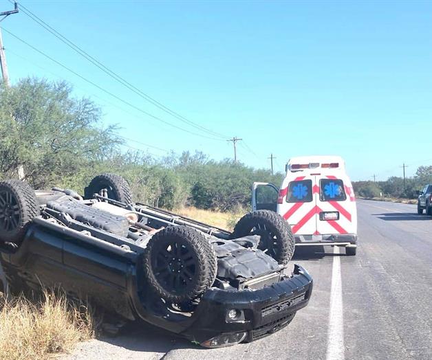 Guatemalteca herida aparatosa volcadura