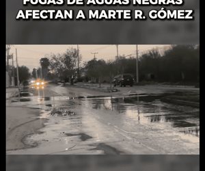 Fugas de aguas negras afectan a Marte R. G&oacute;mez