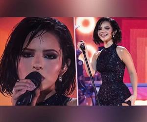&Aacute;ngela Aguilar impacta en Grammys Celebration con look y canci&oacute;n