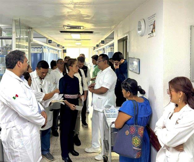 Garantiza Sheinbaum apoyos y atención médica a heridos Garantiza Sheinbaum apoyos y atención médica a heridos
