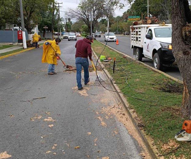 Atiende Municipio afectaciones por el frente fr&iacute;o 25