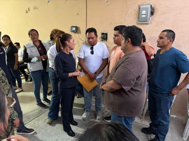 Garantiza Sheinbaum apoyos  y atenci&oacute;n m&eacute;dica a heridos