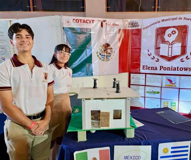 Representan j&oacute;venes a Nuevo Laredo en Feria cient&iacute;fica internacional
