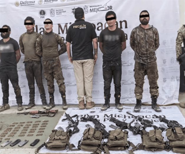 Caen nueve presuntos delincuentes como parte del Plan Michoac&aacute;n