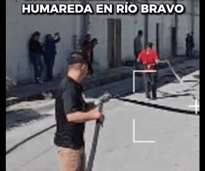 Incendio genera densa humareda en R&iacute;o Bravo