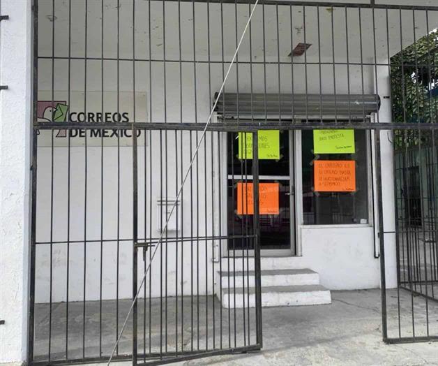 Trabajadores de Correos Mexicanos en R&iacute;o Bravo siguen con protesta