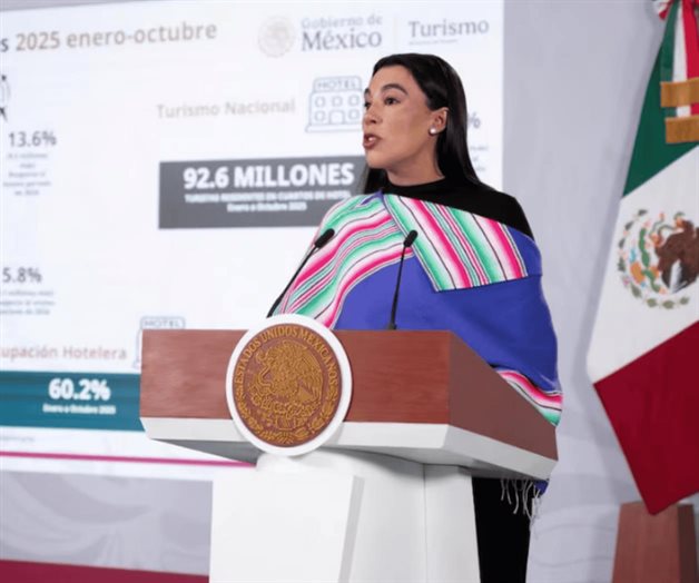 Sectur destaca crecimiento tur&iacute;stico y derrama econ&oacute;mica