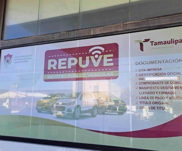 Suspenden registro de autos en REPUVE