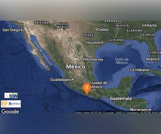 Se registra sismo en Guerrero