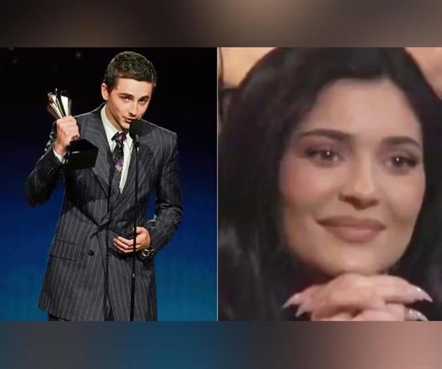 Timoth&eacute;e Chalamet dedica premio Critics Choice a Kylie Jenner
